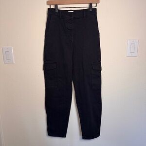Wilfred Free Modern High Rise Cargo Pants Women's Size 2 Black Utility Street